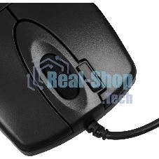 Мышь проводная A4Tech OP-620D черный, 1000 dpi, USB, кнопки - 4