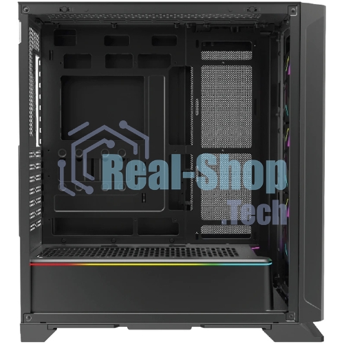Компьютерный корпус Forza FZ-G901 EATX Case, black, w/o psu,Tempered glass front panel, 2x3,5
