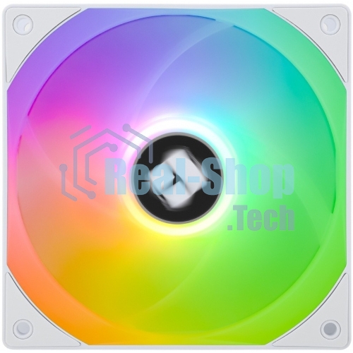 Кулер для корпуса Thermalright TL-C12RW-S V2 Reverse (120x120x25mm, 4-pin PWM, ARGB, 58CFM, 25.6dBA, 1500RPM, White)