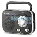 Радиоприемник Vitek VT-3593 (BK) Выходная мощность 1 вт. Динамики 1.Тип батареек UM-2/C