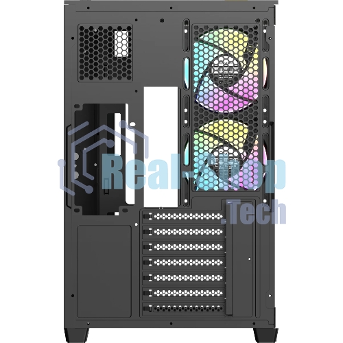 Корпус Ocypus Delta C74 ARGB Black, Midi-Tower, чёрный, 2 x 120 мм