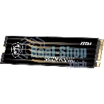 Накопитель SSD MSI SPATIUM M480 PRO, 2Tb, M.2 2280, PCIe 4.0 x4, NVMe, R/W 7400/7000
