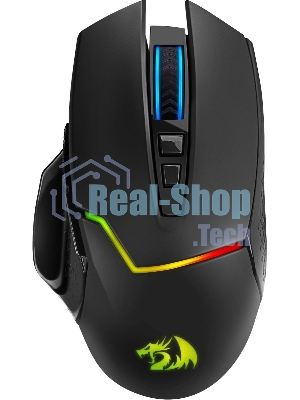 Мышь беспроводная Redragon Mirage Pro черный, 8000 dpi, радиоканал, USB, кнопки - 9