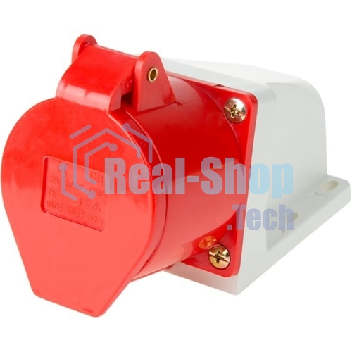 Розетка Rexant 125 стационарная 3Р+РЕ+N 32А 380В IP44