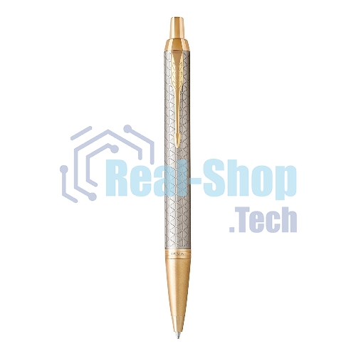 Ручка шариковая Parker IM Premium K323 (CW1931687) Grey GT, M, синие чернила, подарочная коробка