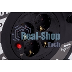 Удлинитель на катушке 4х30 м 2P+PE 16А УК30 с термозащ. 3х1.5 кв.мм GENERICA IEK WKP20-16-04-30-G