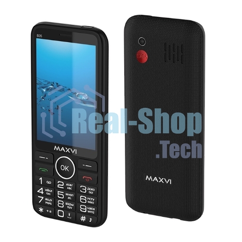 Мобильный телефон Maxvi B35 черный