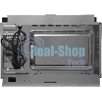 Встраиваемая микроволновая печь Domfy DM2540BW BG черный, 25 л, 900 Вт, переключатели - поворотный механизм/кнопки
