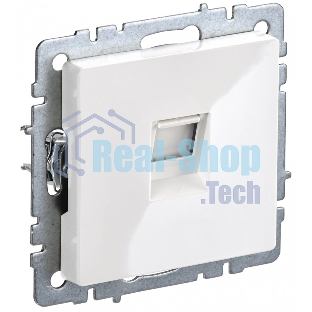 Розетка компьютерная IEK BRITE РК11-БрБ RJ45 кат.6 белый