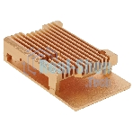Корпус Qumo Aluminum case without fan, Raspberry Pi 3, gold(RS025)