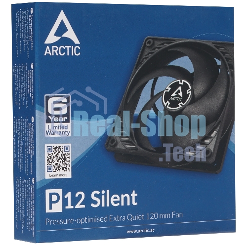 Вентилятор для корпуса Case fan ARCTIC P12 Silent (черный/черный) (ACFAN00130A)
