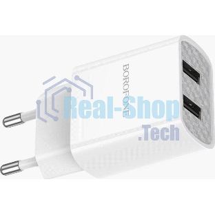 Сетевое зарядное устройство BOROFONE (6931474739148) BA53A Powerway 2USB белый