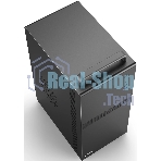 Компьютерный корпус CBR mATX Minitower V205, без БП, 1хUSB 3.0, 1хUSB 2.0, HD Audio+Mic, ручка, каркас металл 1.8мм, Black PCC-MATX-V205-WPSU