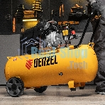 Компрессор воздушный Denzel DKV2200/100,Х-PRO (58079) 2.2 кВт, 400 л/мин, 100л