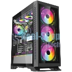 Компьютерный корпус Forza FZ-G901 EATX Case, black, w/o psu,Tempered glass front panel, 2x3,5