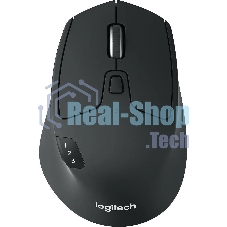 Мышь беспроводная Logitech M720 Triathlon черный, 1000 dpi, радиоканал, Bluetooth, USB, кнопки - 8
