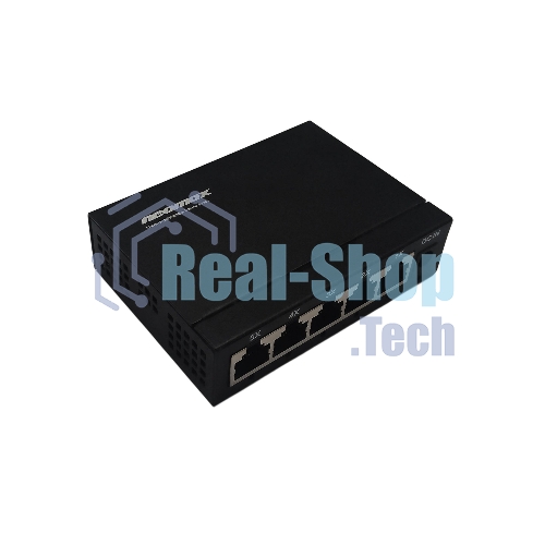 Коммутатор неуправляемый NEOMAX NMS-105P-1000-S, 5 портов 1000 Mbps, металл