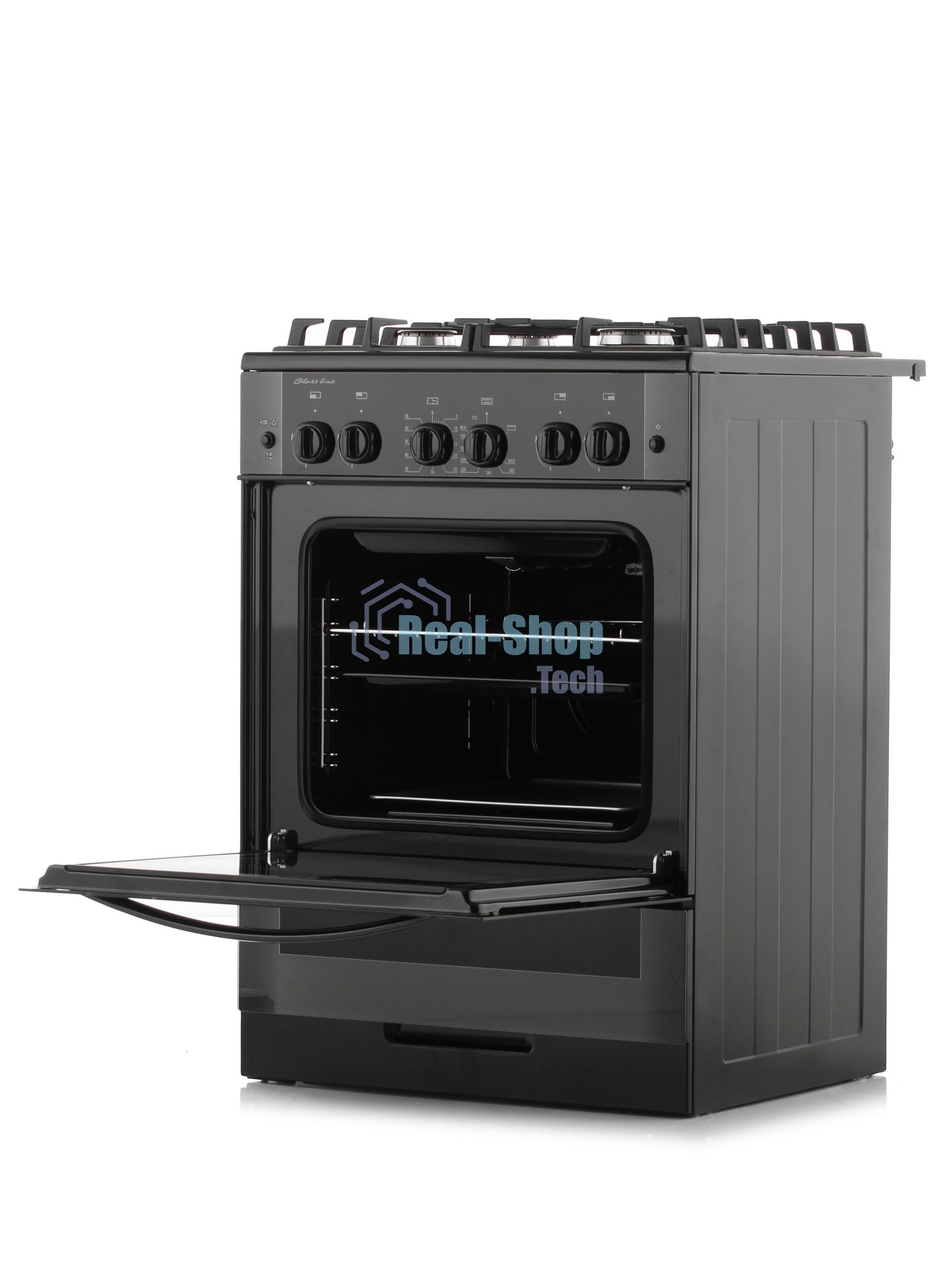 Плита газовая Gefest ПГ 6500-02 0115 черный, конфорок 4 шт, духовка 52 л, 60 см x 85 см x 60 см
