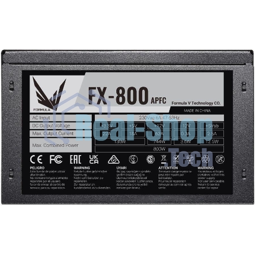 Блок питания Aerocool/Formula FX-800 RTL, 800Вт, 120мм, черный