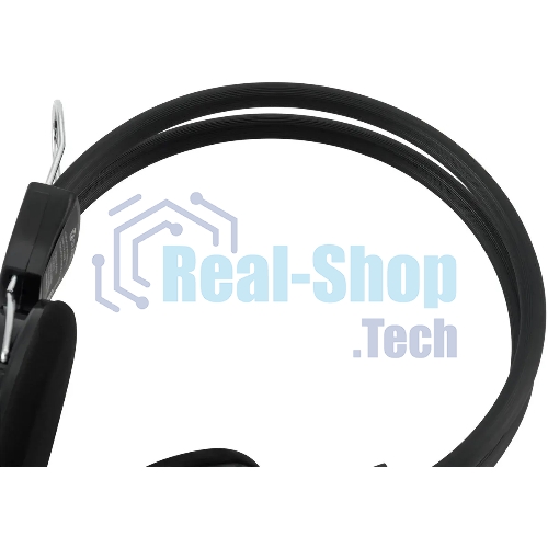 Проводные наушники Oklick HS-M200 черный, накладные, Jack 3.5 мм