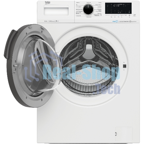 Стиральная машина Beko WSPE6H616W белый, загрузка фронтальная 6,5 кг, 1200 об/мин., класс: А++