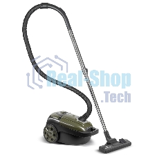 Пылесос Eurostek EVC-3511 хаки, 500/2800 Вт, уборка сухая, пылесборник мешок, 3.5 л