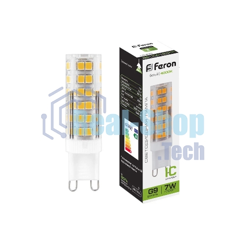 Лампа светодиодная Feron LB-433 7W 230V G9 4000K