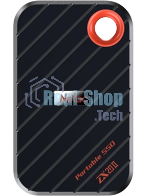 Внешний SSD Netac ZX20 II, 2TB, USB 3.2 Gen 2 Type-C, R/W 2000/1800, черный