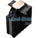 Кулер для процессора PCCooler RT500 BK (240W, 4-pin PWM, LED temp., 152мм, Al/Cu, 5x6мм, 1x120мм, 73.32CFM, 34.9dBA, 2200RPM, S: 1851/1700/1200/115X, AM5/AM4, черный)