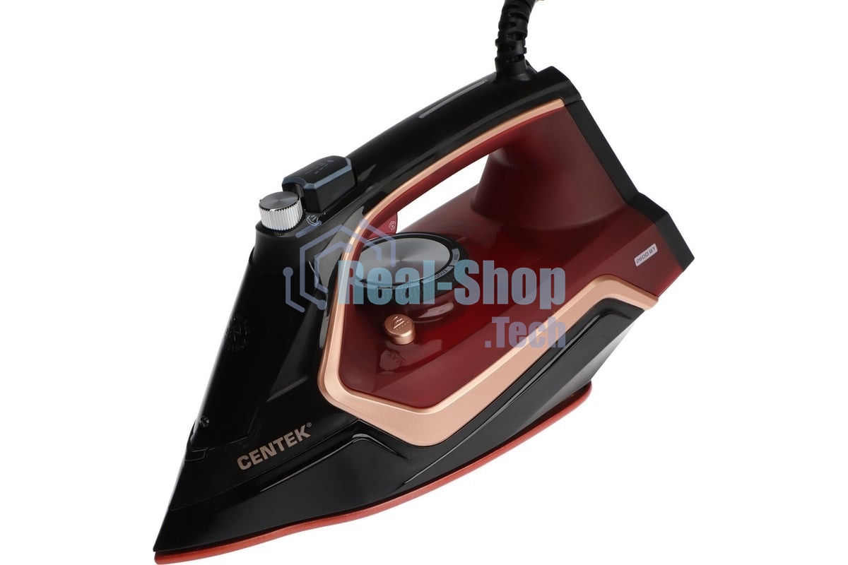 Утюг Centek CT-2313 красный, 2400 Вт, 50 г/мин, 185 г/мин, 350 мл