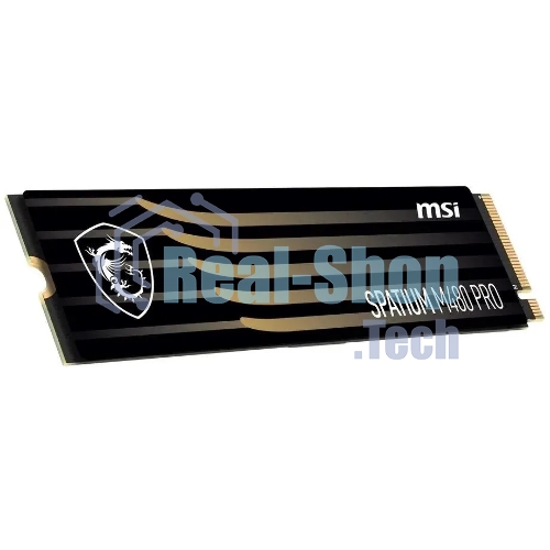 Накопитель SSD MSI SPATIUM M480 PRO, 2Tb, M.2 2280, PCIe 4.0 x4, NVMe, R/W 7400/7000