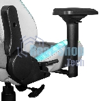 Кресло KFA2 Gaming Chair 01 RGB SE белый, экокожа, RGB-подсветка, подголовник