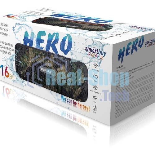 Портативная акустика Smartbuy HERO, камо