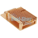 Корпус Qumo Aluminum case without fan, Raspberry Pi 3, gold(RS025)