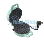 Вафельница для венских вафель MAXVI SM552P tiffany blue