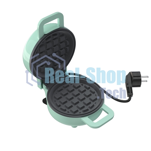 Вафельница для венских вафель MAXVI SM552P tiffany blue