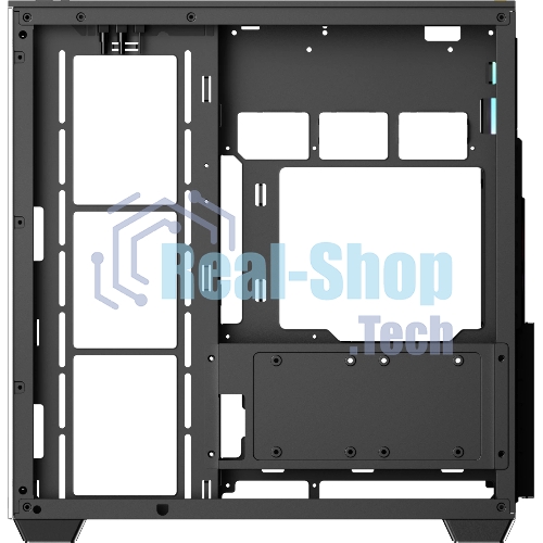 Корпус Ocypus Delta C74 ARGB Black, Midi-Tower, чёрный, 2 x 120 мм