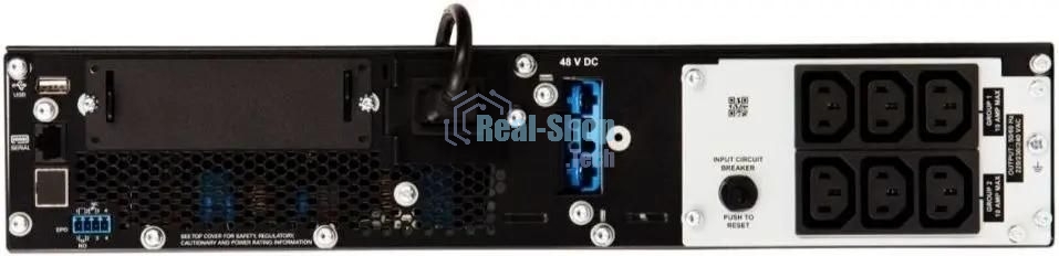 Источник бесперебойного питания APC Smart-UPS SRT SRT1000RMXLI / 1000ВA / 1000Вт / 6xIEC320 С13