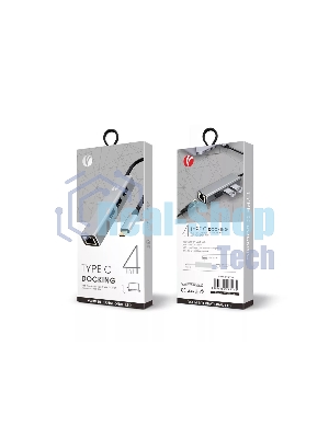 USB-концентратор VCOM DH311A USB Type-C, RJ-45/USB 3.0, USB