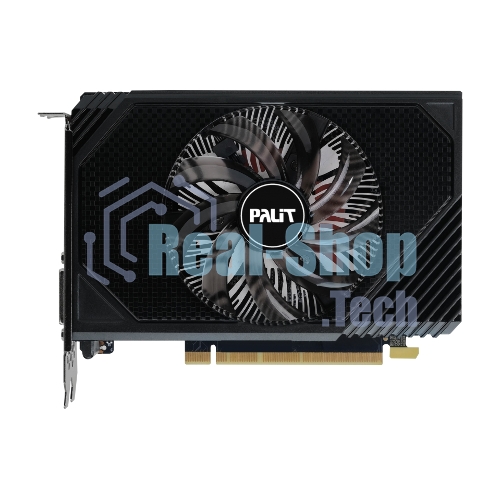 Видеокарта Palit RTX 3050 STORMX OC 6Gb NVIDIA GeForce RTX 3050 6Gb PCI-E 4.0 96bit GDDR6 1042/14000 DVIx1 HDMIx1 DPx1 HDCP Ret