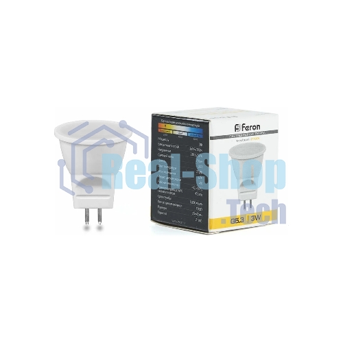 Лампа светодиодная Feron LB-271 3W 230V G5.3 2700K