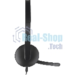 Гарнитура Logitech H340 чёрный, проводная, USB
