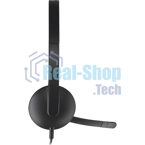 Гарнитура Logitech H340 чёрный, проводная, USB