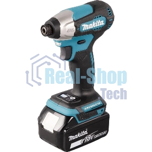 Дрель-шуруповерт Makita DTD157RTJ, 18 В, 5 Ач, 140 Нм, бесщеточный, ударный