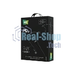 Дата-кабель MORE CHOICE (4620202554543) K83aa 2м USB 3.0A PD 60W для Type-C Type-C- 2м, черный