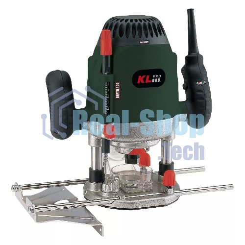 Профессиональная фрезерная машина KLPRO KLEF1205 (сеть, 1800Вт, 9000-23000об/мин, 6-8-12мм)