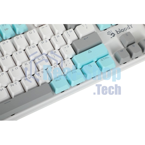 Клавиатура проводная A4Tech Bloody S510N USB белый