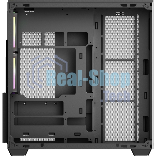 Корпус Ocypus Delta C74 ARGB Black, Midi-Tower, чёрный, 2 x 120 мм