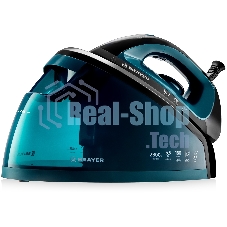 Парогенератор Brayer BR4153 зеленый/черный, 2800 Вт, 160 г/мин, 480 г/мин, 1800 мл