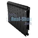 Радиатор биметаллический Royal Thermo Infinity 500 Noir Sable VR80 - 8 секц.